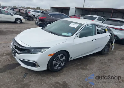 2020 Honda Civic Lx z USA, uszkodzony, nr VIN 19XFC2F67LE019620